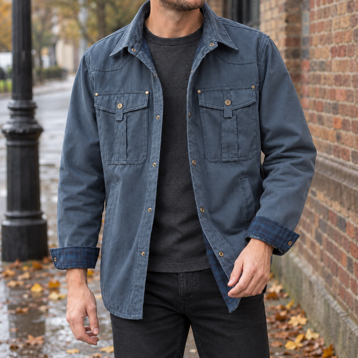 Balthasar Utility Jacket - Blue
