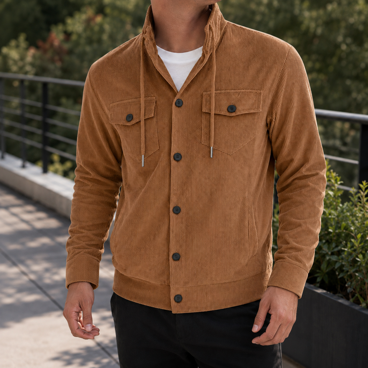 Vincent Corduroy Jacket - Brown