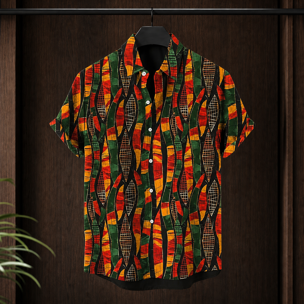 Otto Printed Shirt - Multicolour Geometric