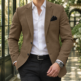 Gustav Slim Fit Blazer - Brown