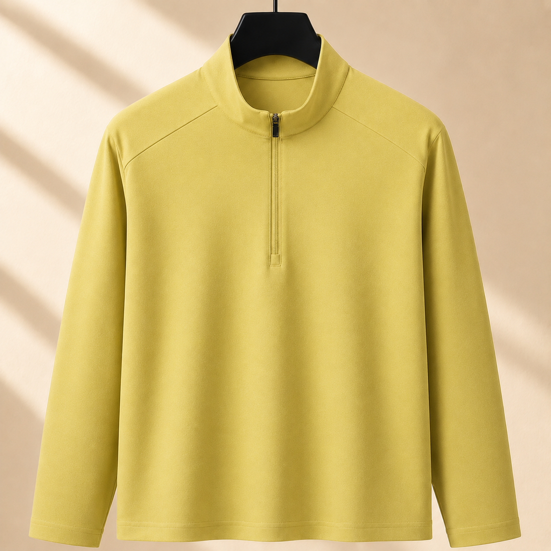 Xavier Quarter Zip Pullover - Yellow