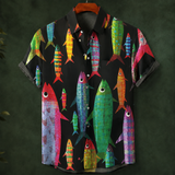 Spencer Marine Shirt - Black Multi