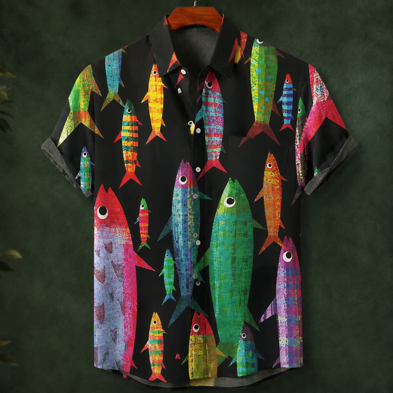 Spencer Marine Shirt - Black Multi