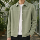 Wilder Contrast Stitch Jacket - Green