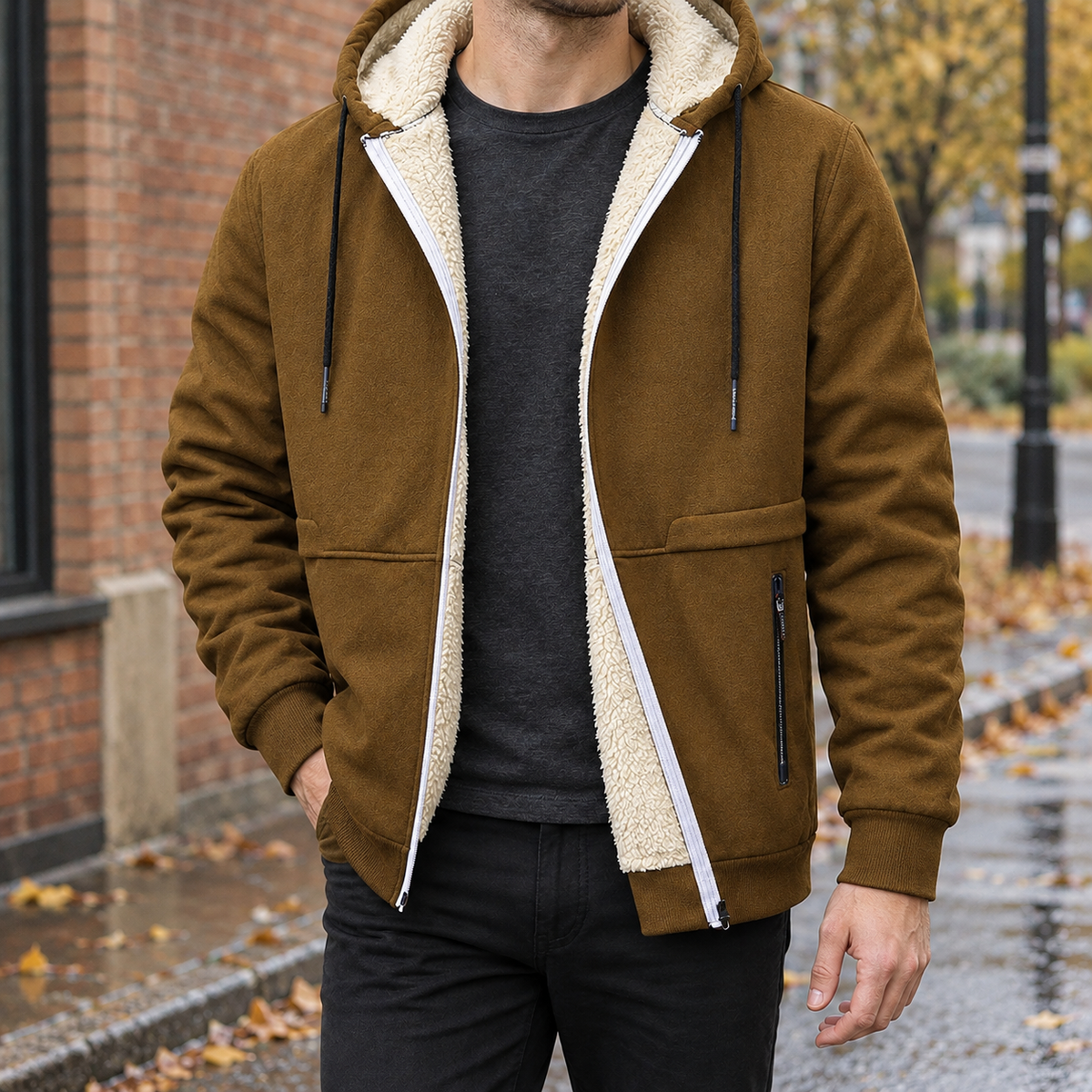 Ralph Cashmere Jacket - Brown