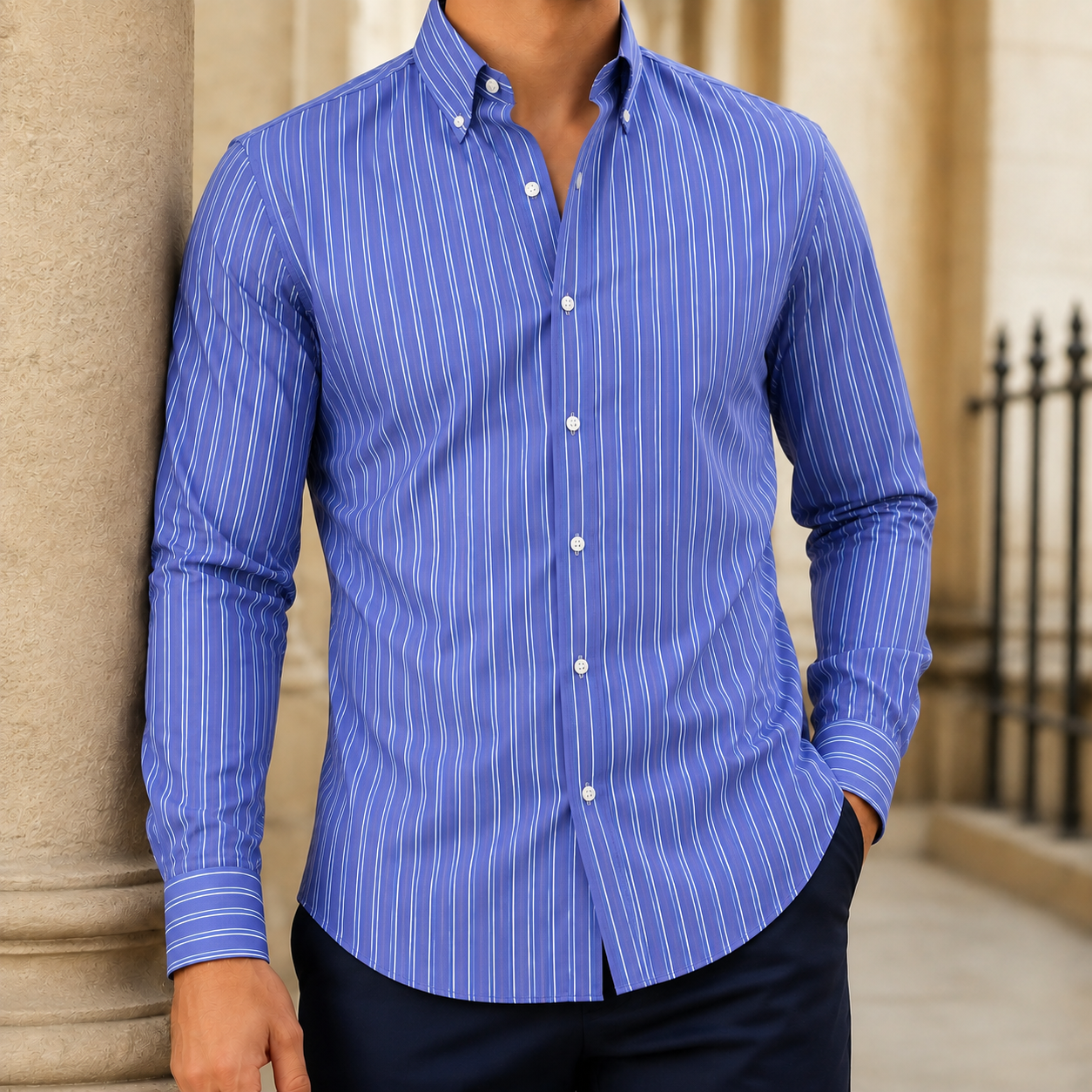 Arlo Striped Shirt - Yo-6