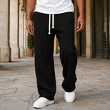 Callum Waffle Pants - Black