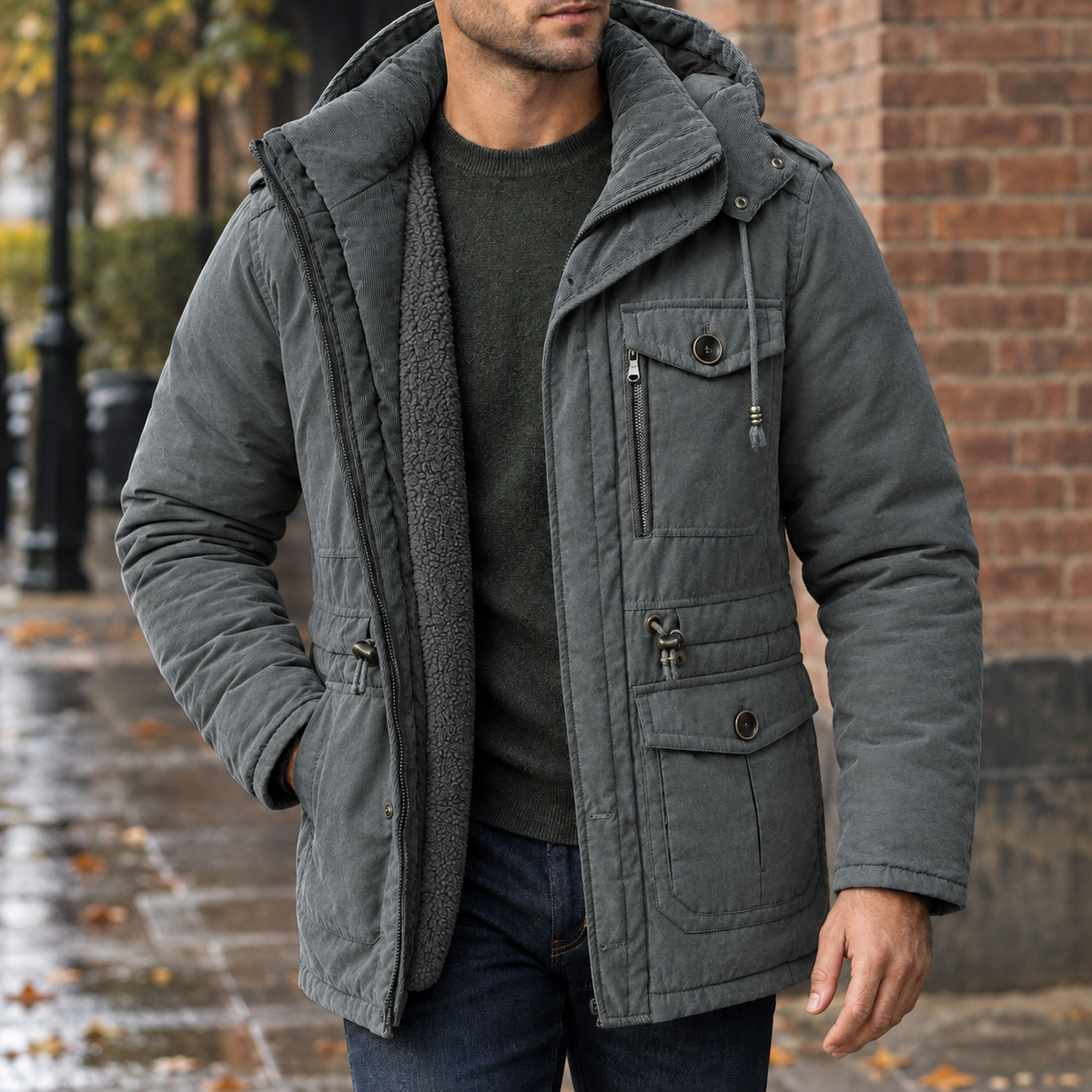 Jonas-Stone Utility Jacket - Gray