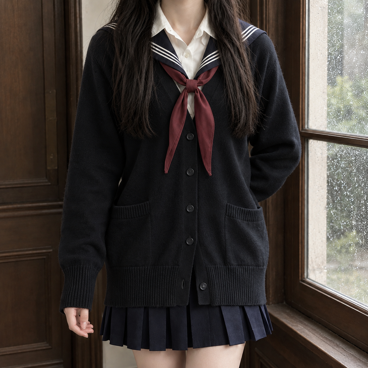 Erin V Neck Cardigan - As Pictured