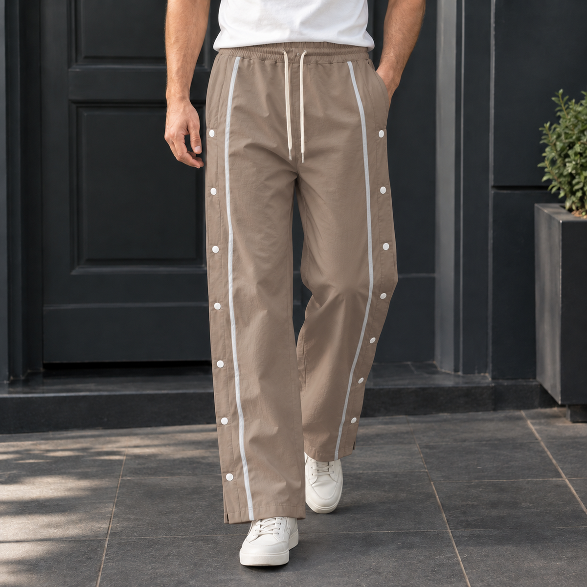 Redmond Straight Leg Pants - Light Brown