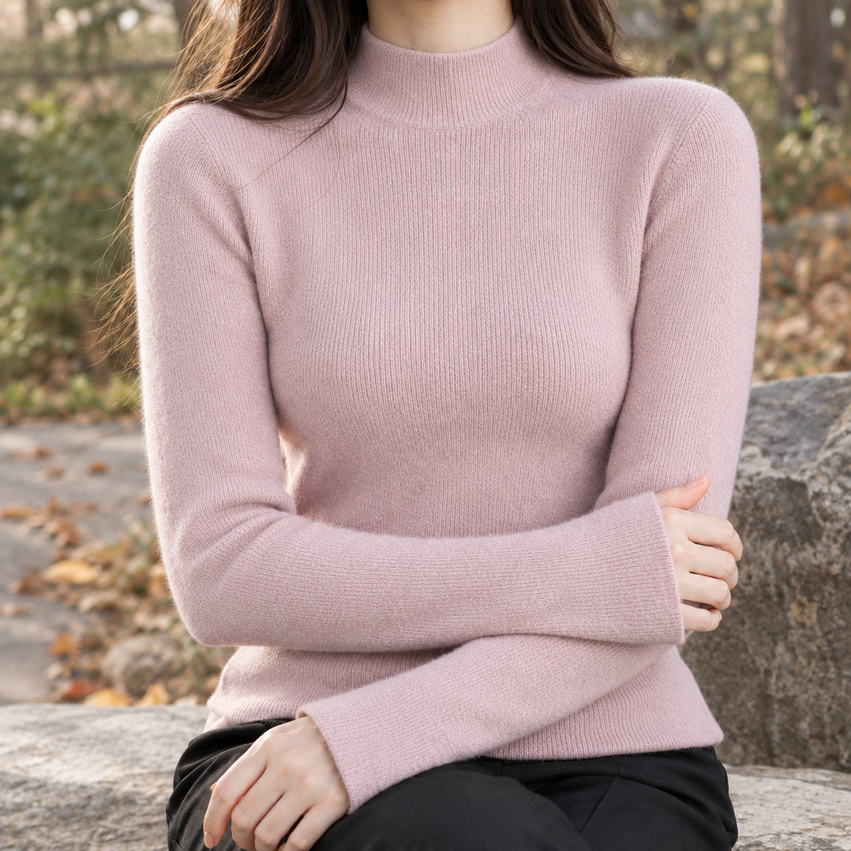 Wilhelmina Cashmere Sweater - Pink