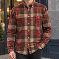 Brown Red Plaid