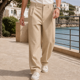 Alden Pinstripe Pants - Khaki